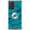 NFL Miami Dolphins Double Vision Galaxy A52 5G Clear Case